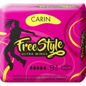 Carin Free Style ultra wings podpaski dla kobiet 9 szt.