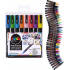 Posca Uniwersalny zestaw markerów akrylowych 0,9 - 1,3 mm Mix błyszczących kolorów 8 sztuk PC-3M