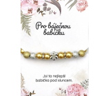 Albi Bransoletka koralikowa Dla zwykłej babci 18,5 cm
