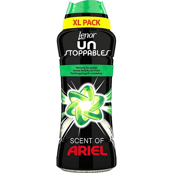 Lenor Unstoppables Scent of Ariel vonné perličky do pračky dodávají prádlu intenzivní svěží vůni až do dalšího praní 510 g