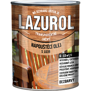 Lazurol S1039 olej do impregnace, naturalny, 0,75 l