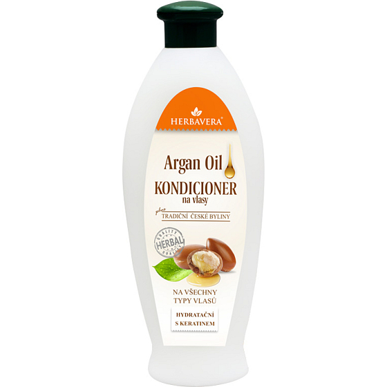 Herbavera kondycjoner do włosów z olejem arganowym, 550 ml