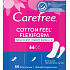 Carefree Cotton Flexiform wkładki, 56 sztuk