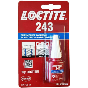 LOCTITE 243, Niebieski, karta blisterowa, 5ml