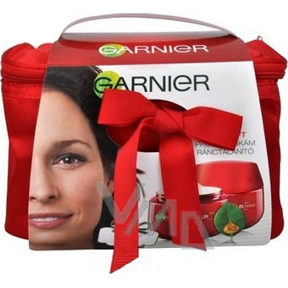 Garnier UltraLift proti vráskám denní a noční krém 50 ml + taška, kosmetická sada