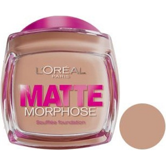 Loreal Paris Matte Morphose Soufflé Foundation make-up 180 Rosy Sand 20 ml