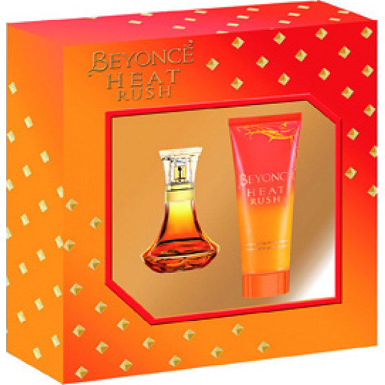 Beyoncé Heat Rush toaletní voda 30 ml + telové mléko 75 ml + sprchový gel 75 ml, dárková sada