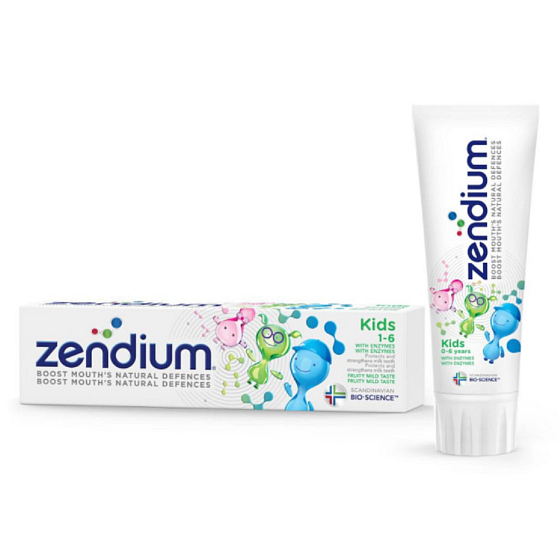 Zendium Kids zubní pasta 1-6 let pro děti 75 ml