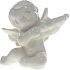 Anděl porcelánový s houslemi 8 cm