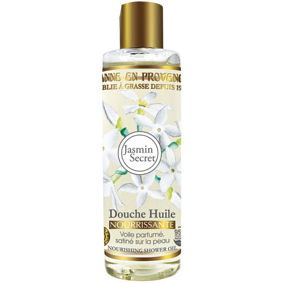 Jeanne en Provence Jasmin Secret - Tajemství Jasmínu sprchový olej 250 ml