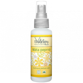 Saloos Máta peprná Květinová pleťová voda pro mastnou a smíšenou pleť rozprašovač 50 ml
