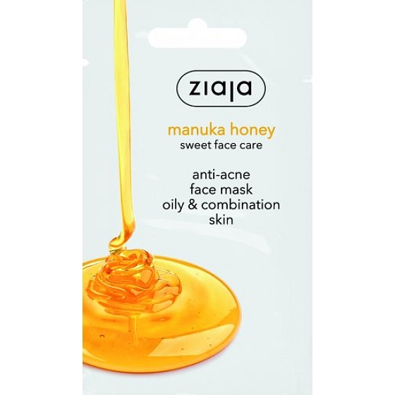 Ziaja Manuka Honey pleťová maska proti akné s manukovým medem pro mastnou a smíšenou pleť 7 ml