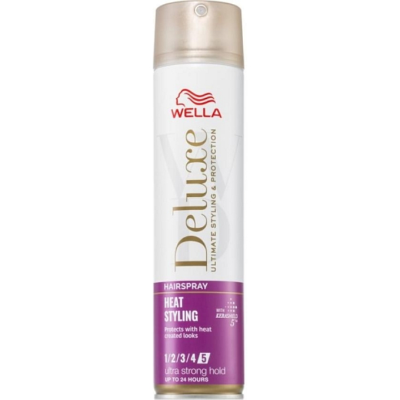 Wella Deluxe Heat Styling bardzo mocny lak do włosów 250 ml