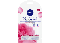 Nivea Rose Touch 10-minutowa nawilżająca maseczka pod oczy 1 para
