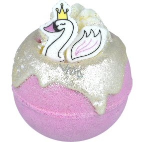 Bomb Cosmetics Swan Princess - Księżniczka Łabędź  kojąca kula do kąpieli 160 g