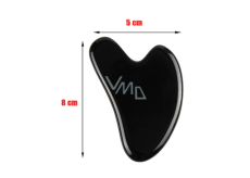 Onyx Gua Sha redukuje zmarszczki, obrzęki, poprawia elastyczność skóry 5 x 8 cm, kamień żywotnej siły