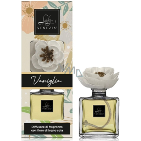 Lady Venezia Dream Vaniglia - Dyfuzor zapachowy waniliowy z kwiatem do stopniowego uwalniania zapachu 100 ml