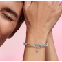 Charm Srebrny 925 Křížek - Mini medailon, přívěsek na náramek symbol