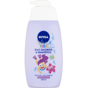 Nivea Kids Girl 2w1 żel pod prysznic i szampon, 500 ml