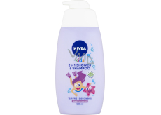 Nivea Kids Girl 2w1 żel pod prysznic i szampon, 500 ml