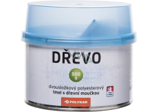 Polykar Dřevo dvousložkový tmel na dřevo, brousitelný, 500 g