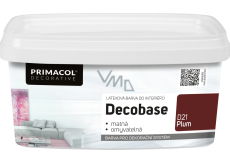 Primacol Decorative Decobase zmywalna farba malarska, D21 Plum, 1 l