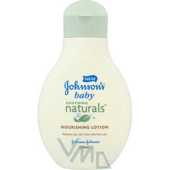 Johnsons Baby Soothing Naturals vysoce hydratační mycí gel pro suchou pokožku 250 ml