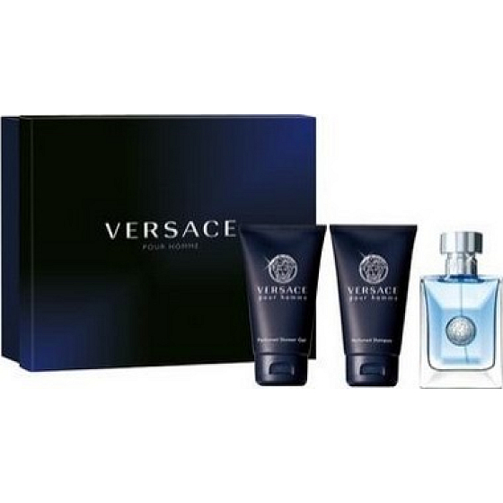 Versace pour Homme toaletní voda 50 ml + sprchový gel 50 ml + šampon 50 ml, dárková sada