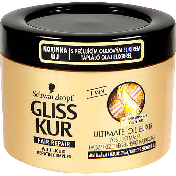 Gliss Kur Ultimate Oil Elixir posilující maska 200 ml