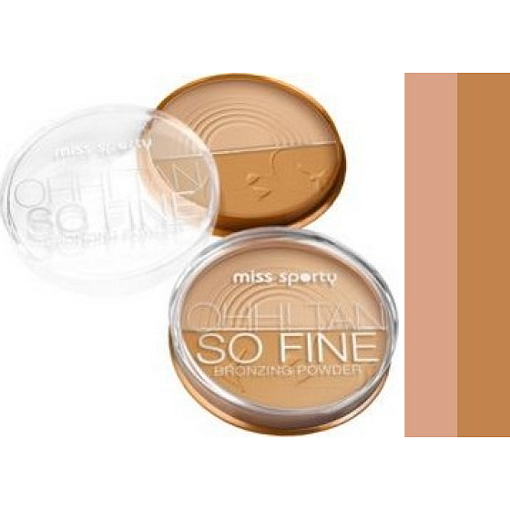 Miss Sporty Ohh! Tan So Fine Bronzing Powder pudr 001 I Am Blonde 6,2 g