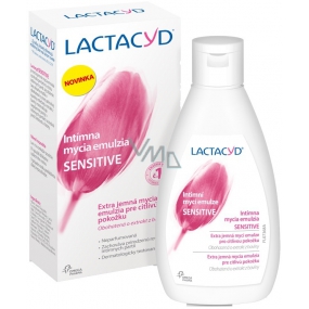 Lactacyd Sensitive intimní mycí emulze pro citlivou pokožku 200 ml Lactacyd Sensitive intimní mycí emulze pro citlivou pokožku 200 ml