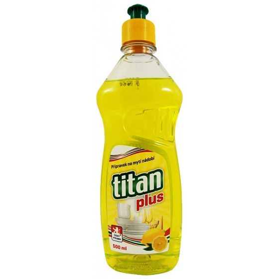 Titan Plus CitronUniverzál na nádobí pohlcuje nepříjemné pachy 500 ml