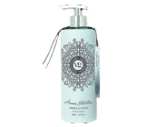 Vivian Gray Aroma Selection Amber & Cedar luxusní krémové tělové mléko s dávkovačem 500 ml