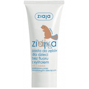 Ziaja Ziajka Bobr pasta do zębów bez fluoru z xylitolem 50 ml