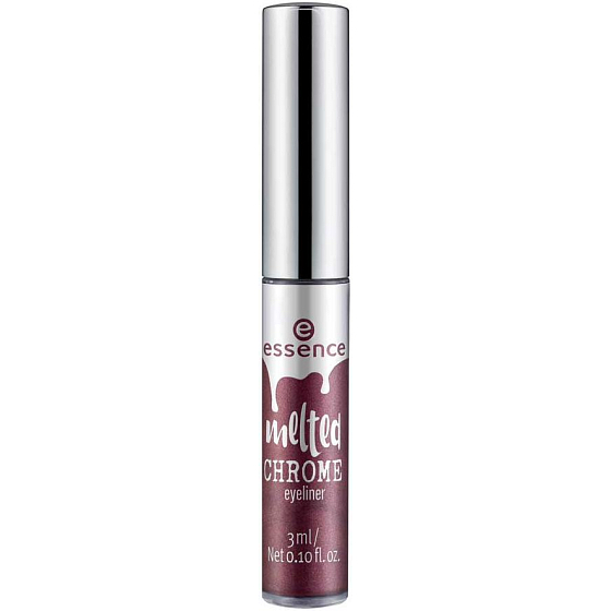 Essence Melted Chrome tekuté oční linky 03 Platinum Beauty 3 ml