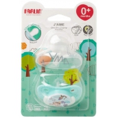 Baby Farlin Chu Chu Cherry Smoczek silikonowe 0+ miesięcy niebieskie