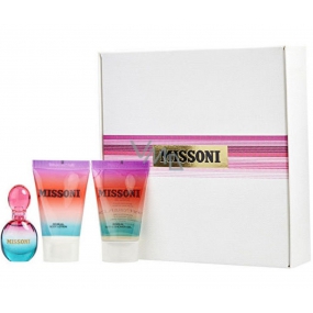 Missoni Missoni parfémovaná voda pro ženy 5 ml + sprchový gel 25 ml + tělové mléko 25 ml, dárková sada Missoni Missoni parfémovaná voda pro ženy 5 ml + sprchový gel 25 ml + tělové mléko 25 ml, dárková sada