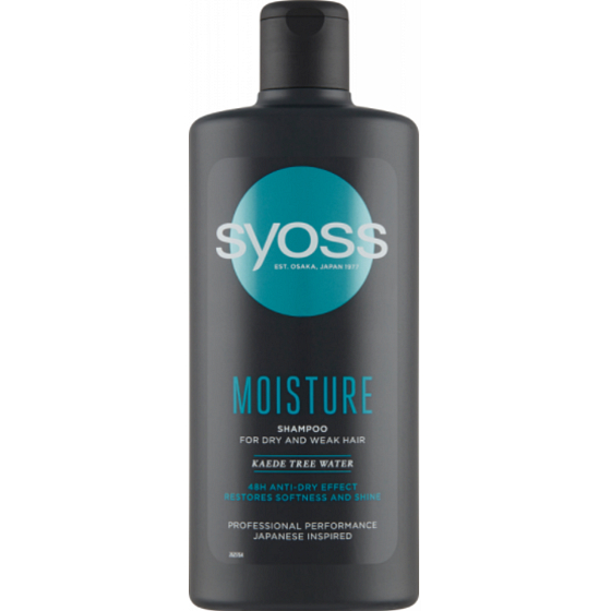 Syoss Moisture šampon pro suché a oslabené vlasy 440 ml