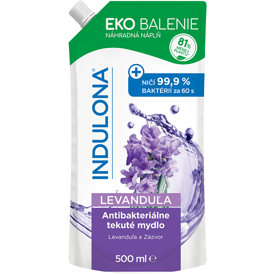 Indulona Lawendowa antybakteryjna ciecz myjąca uzupełniająca 500 ml