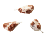 Granat Grosulár Matrix Troml przynętek naturalny kamień, 2,2 - 3 cm, 1 sztuka, kamień ognia, miłości