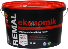 REMAL Ekonomik uniwersalna farba malarska do ścian, 15 kg