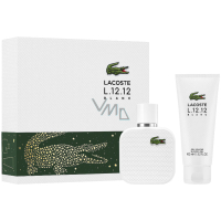 Lacoste L.12.12 Blanc woda toaletowa 50 ml + żel pod prysznic 100 ml, zestaw prezentowy dla mężczyzn