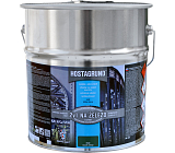 Hostagrund 2v1 S2160 podkład i zewnętrzna farba na metal, 0199 czarna, 9 l