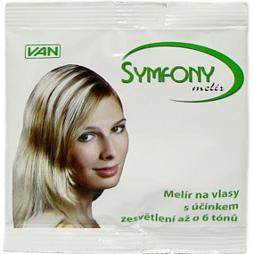 Melír Symfony na vlasy, bílý, 20 g