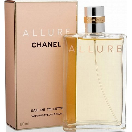Chanel Allure toaletní voda pro ženy 100 ml s rozprašovačem