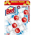 Bref Power Aktiv 4 Formula Chlorine WC blok pro hygienickou čistotu a svěžest Vaší toalety, zbarvuje vodu Mega pack 3x50 g