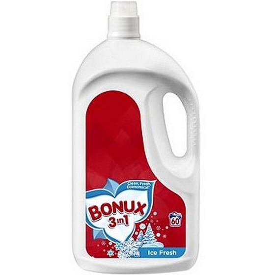 Bonux Ice Fresh 3v1 tekutý prací gel 60 dávek 3,9 l