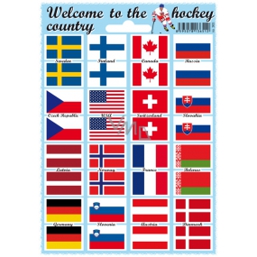 Arch Welcome to the hockey country samolepky a tetovačky vlajky států 12 x 17 cm 1 kus Arch Welcome to the hockey country samolepky a tetovačky vlajky států 12 x 17 cm 1 kus