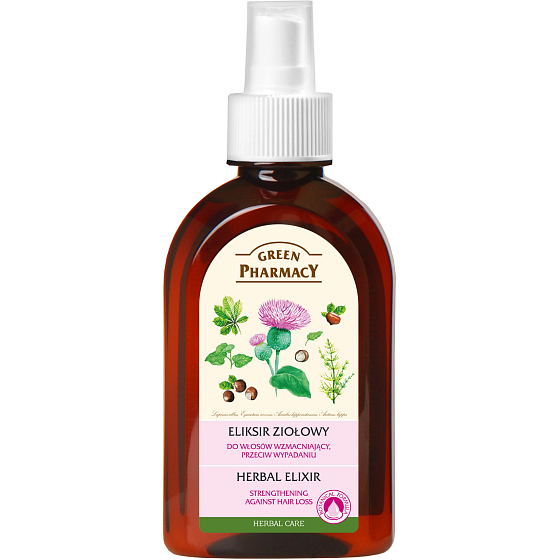 Green Pharmacy Bylinný elixír k posílení vlasů rozprašovač 250 ml