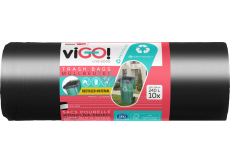 viGO worki na śmieci, 48 µ, 116 × 150 cm, 240 l, 10 sztuk